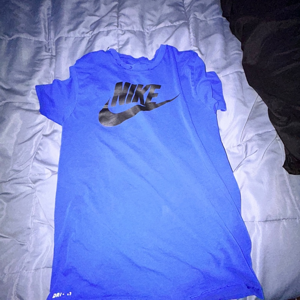 Blue Nike T shirt